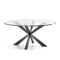 round glass top dining table