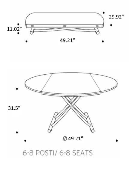 Globe Coffee / Dining Table - italydesign.com