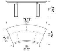 Verona Arc Desk - italydesign.com