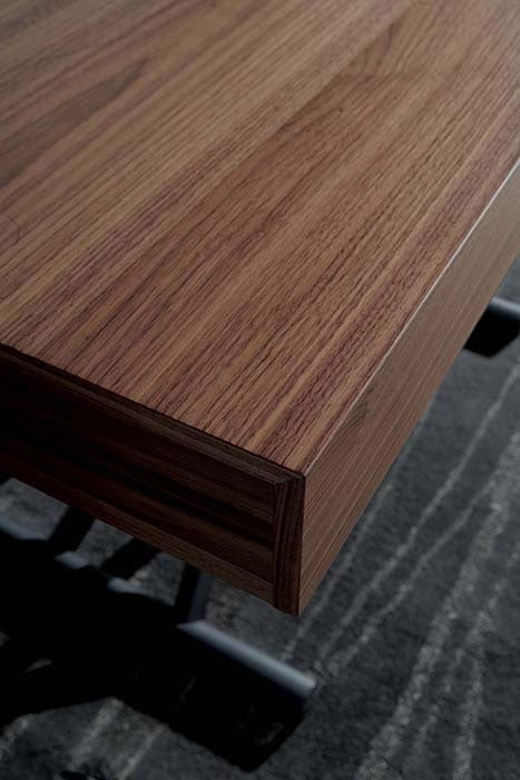 Close view of Newood Table wood grain