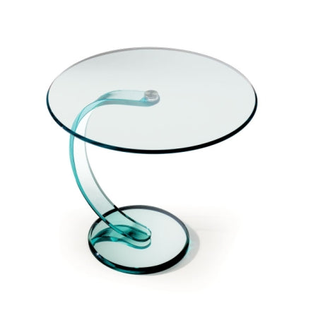 Less End Table - Modern glass end table made in Italy by Reflex