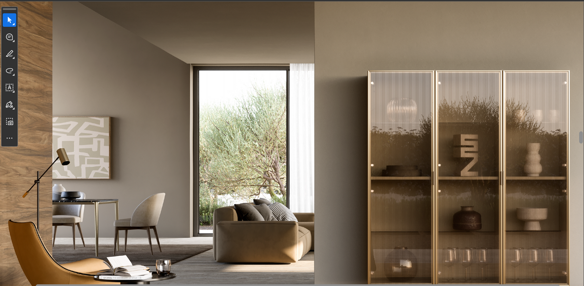 Modern Display Cabinet
