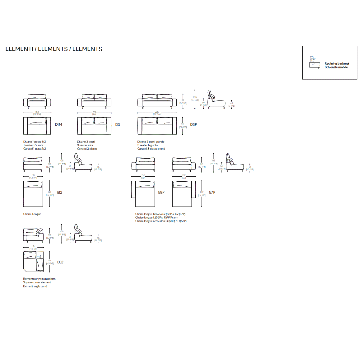 Gavi  Sofa/ Sectional