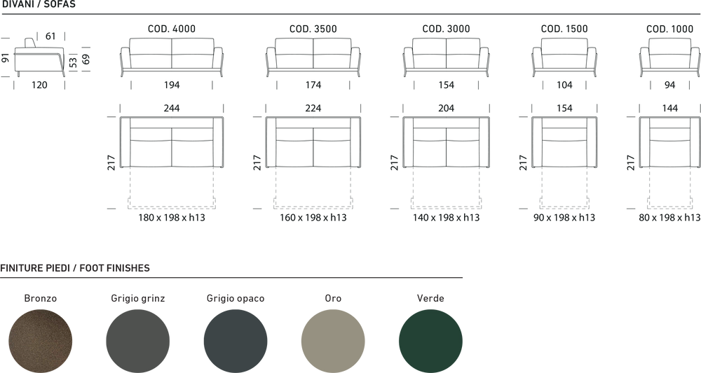 Butterfly Sofa Bed italydesign
