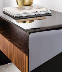 Curved Glass Console