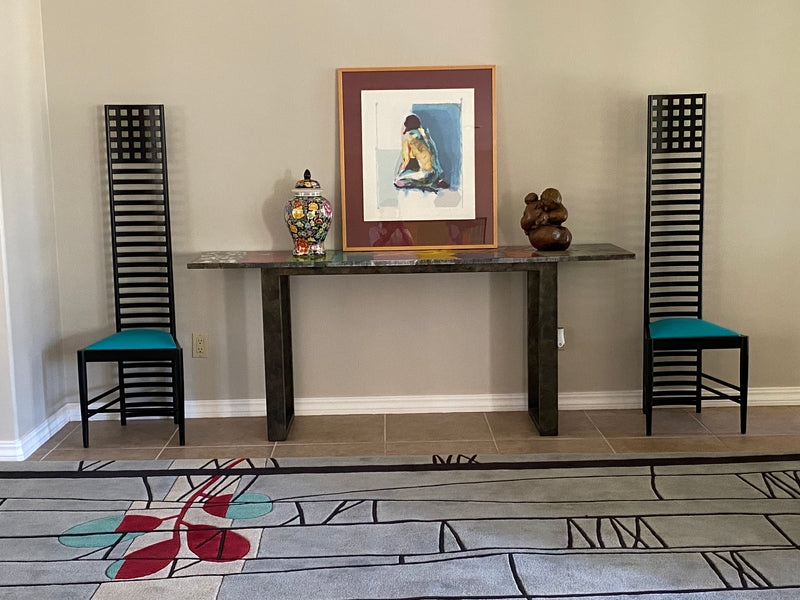 Ceramic Stone Modern Art Console Table Collection