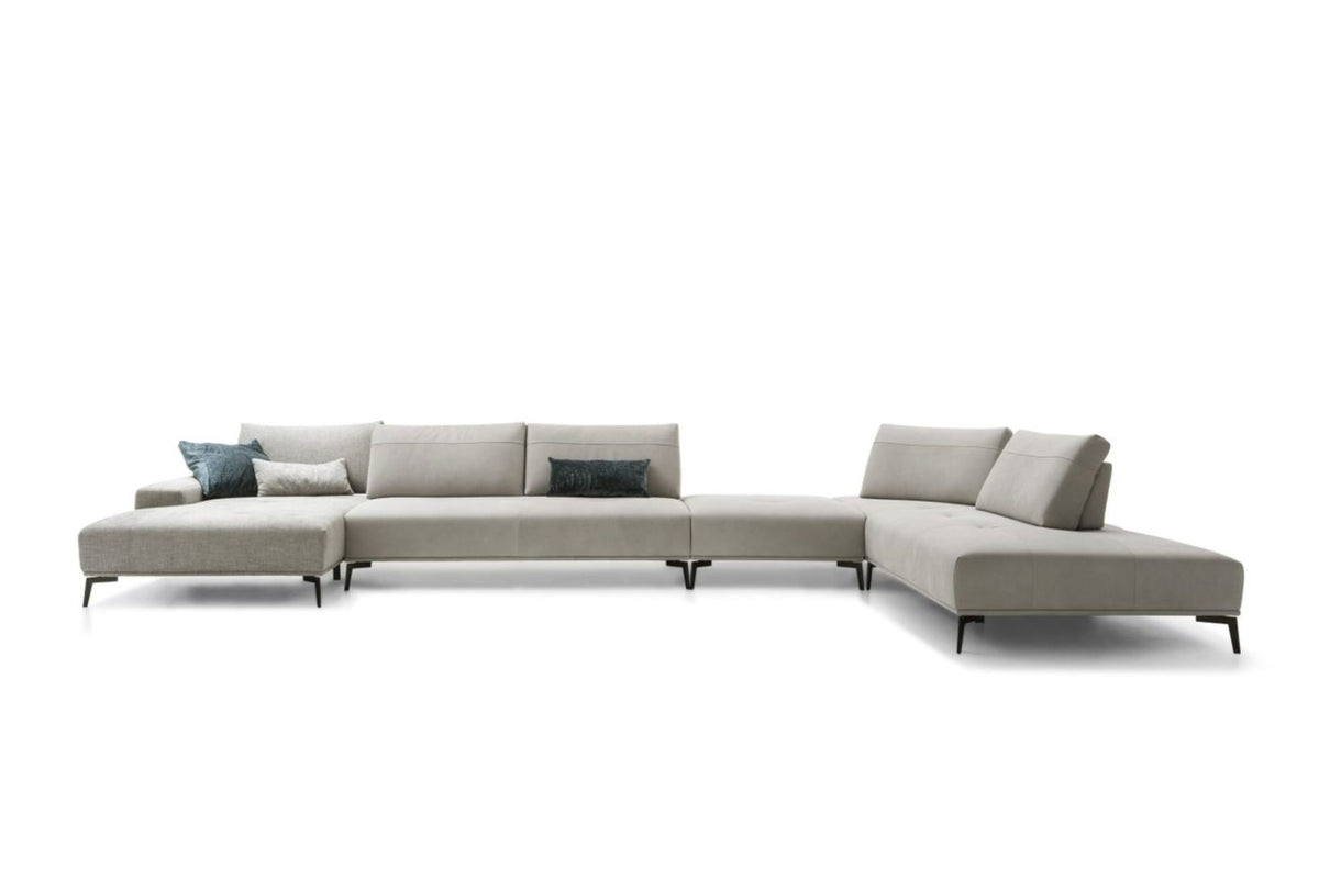 Italian Sofas: Slide Sectional / Sofa