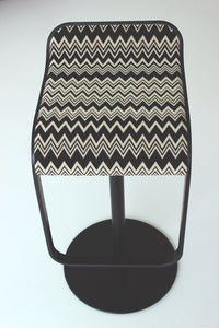 LEM bar stool by LaPalma in chevron print