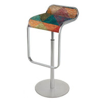 LEM barstool by LaPalma in abstract color print