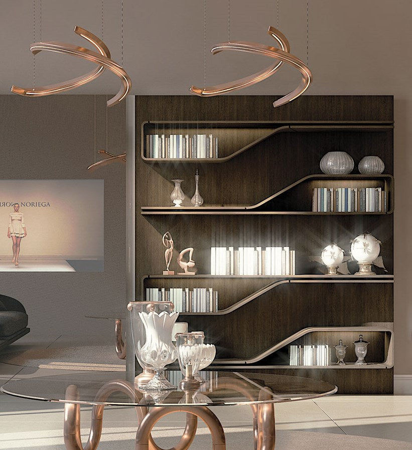 Segno Libreria - High end modern bookcase designed by Pinifarina for Reflex
