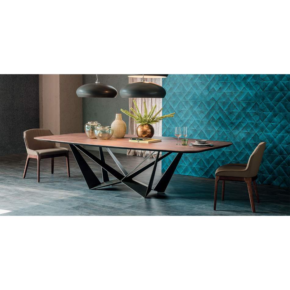 Italian Furniture: Skorpio Wood Table | italydesign.com