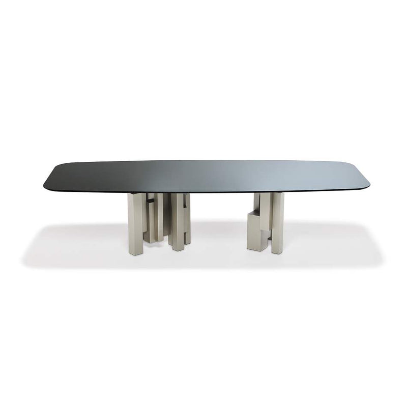 Skyline - Dining table  glass  top made in Italy by Cattelan Italia