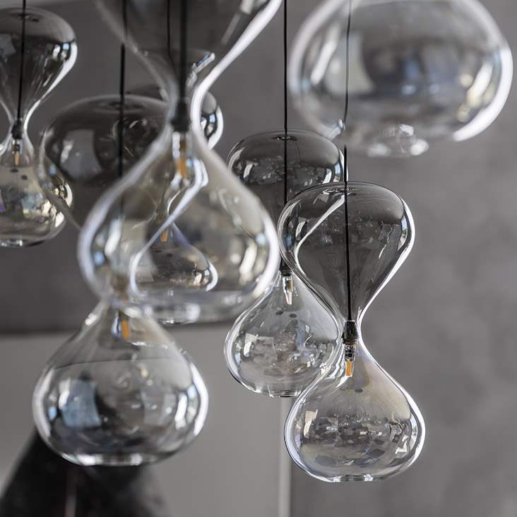 Designer Italian glass lamps