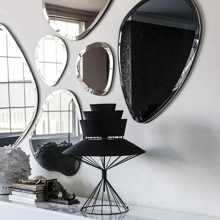 Hawaii - Modern mirror with various shapes by Cattelan Italia