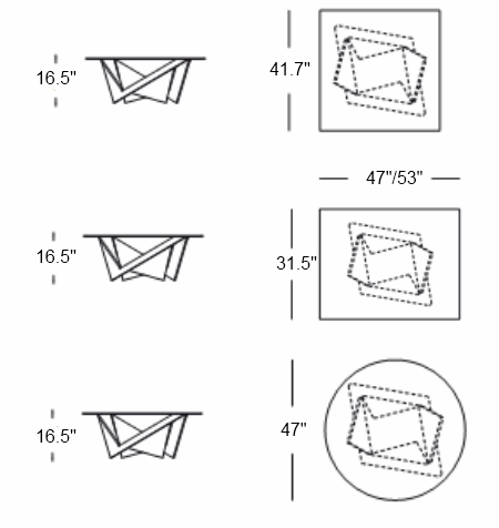Mathematique Coffee Table design specs