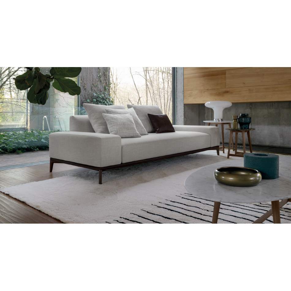 Grey designer Italian sofa