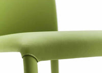 Green Leather Como Arm Chair