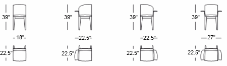 Sit Dining Chair design specs