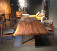 Toscano solid walnut dining table - italydesign.com