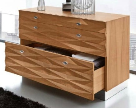 Veneto Dresser - Luxury Italian  bedroom dresser  in  walnut by Italydesign