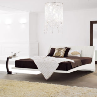 luxurious cantilevered bed made in Italy by Cattelan Italia
