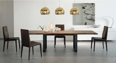 Side view of Sigma Drive Expandable Dining Table