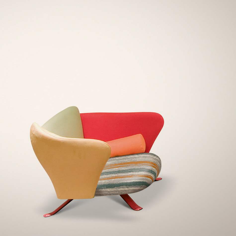 Colorful Italian children's chair