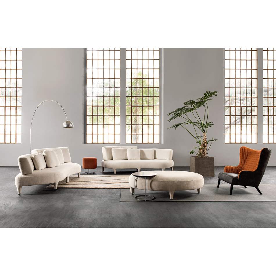 room full of luxury Italian furniture by Il Loft