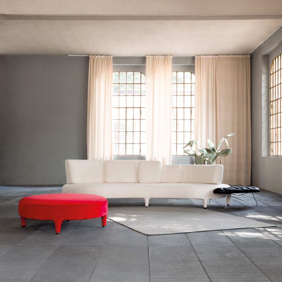 Modern white sofa made in Italy by Il Loft