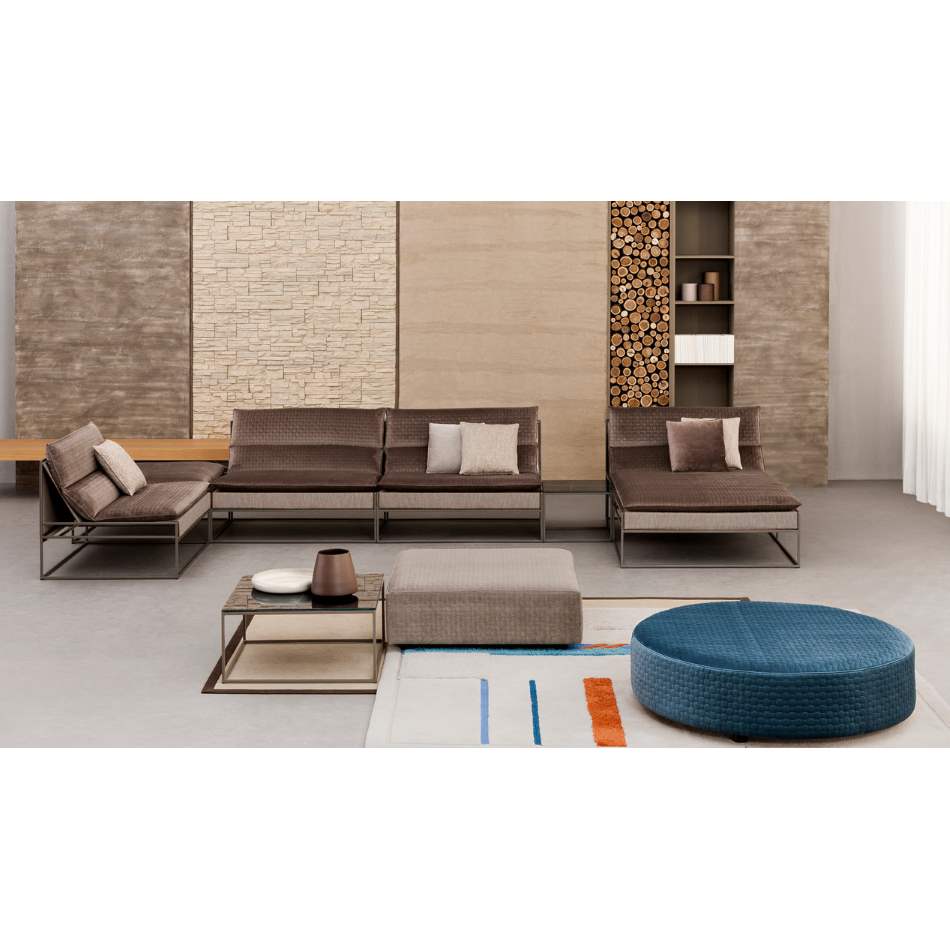 High end sofa with modern styling by Il Loft made in Italy
