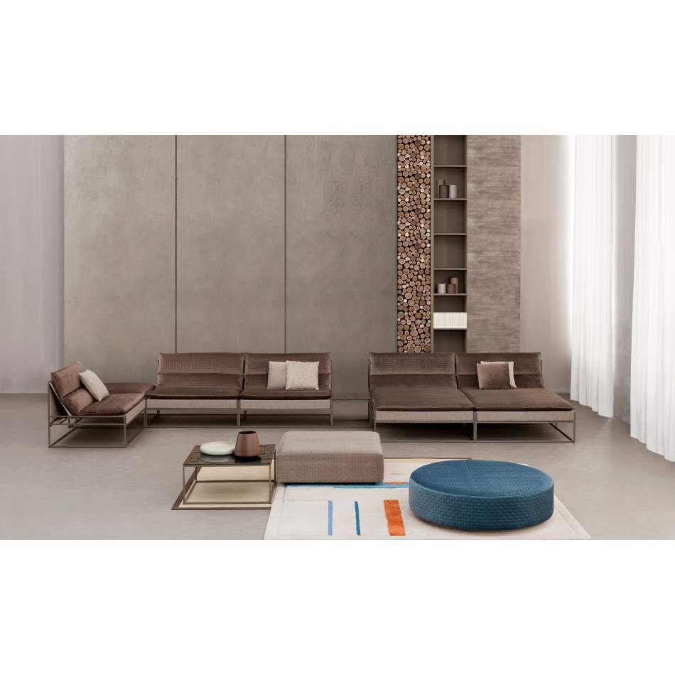 Luxury sofa with modern styling by Il Loft made in  Italy