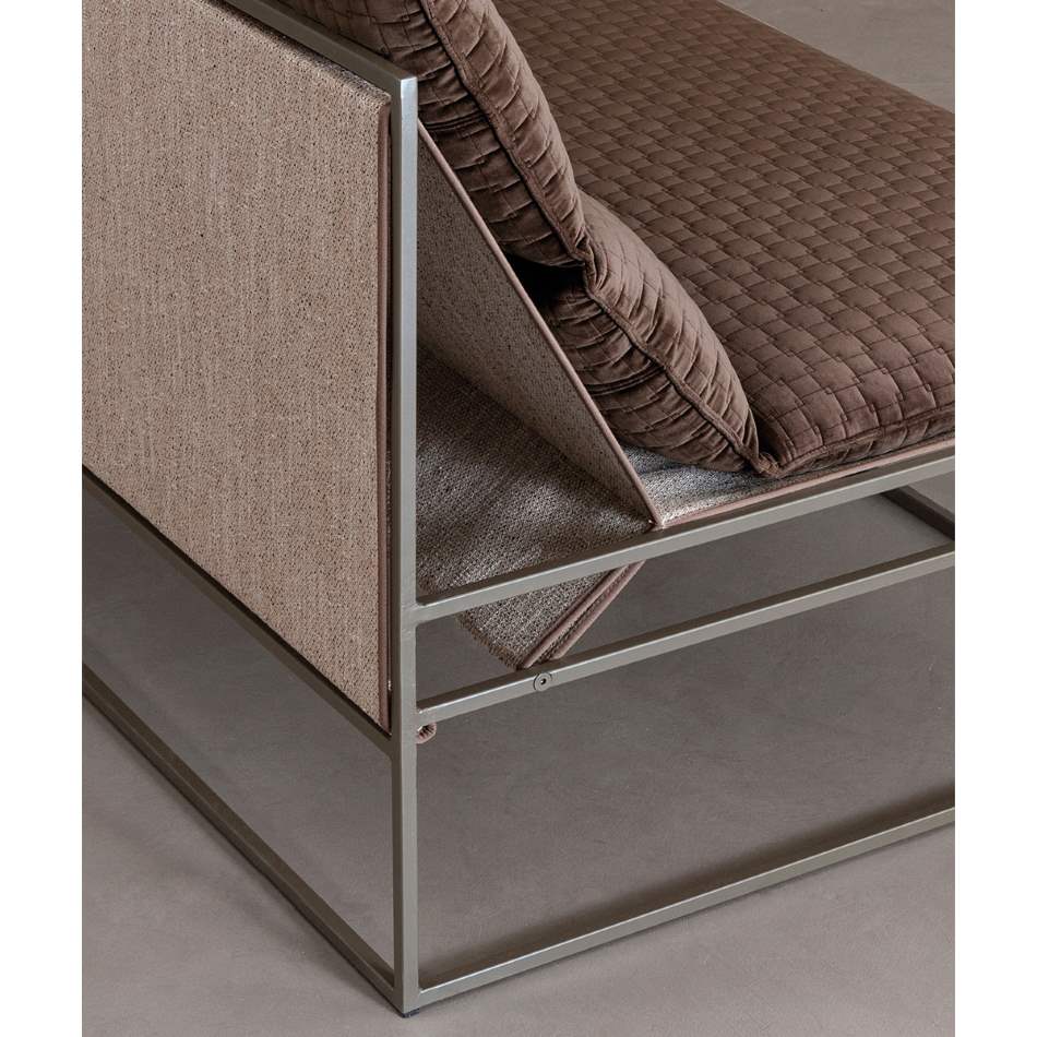 Close up view of luxury Sofa made by II Loft