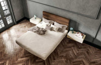 Italian Furniture: Air Wildwood Bed by Lago