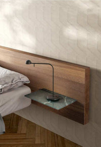 Italian Bed side shelf with lamp