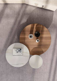 Air Round Coffee Table by Lago overhead view