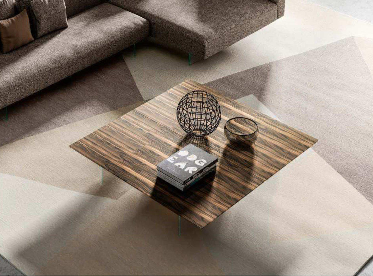 Air XGlass Coffee Table - Ebano Polished XGlass - Modern Furniture | Contemporary Furniture - italydesign