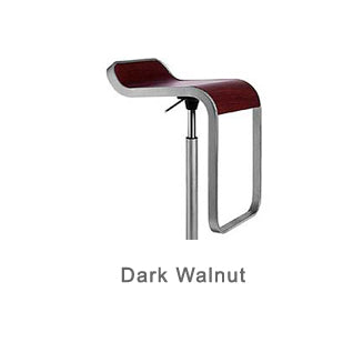 LEM dark walnut bar stool by LaPalma