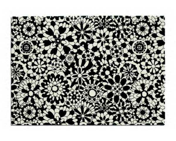 MissoniHome Rug Collection - Fleury New - dark floral pattern