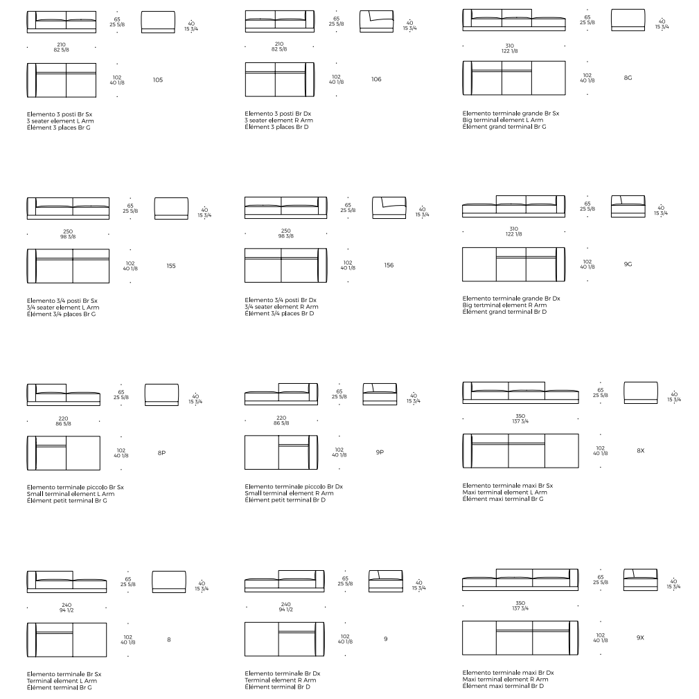 Moda Sectional