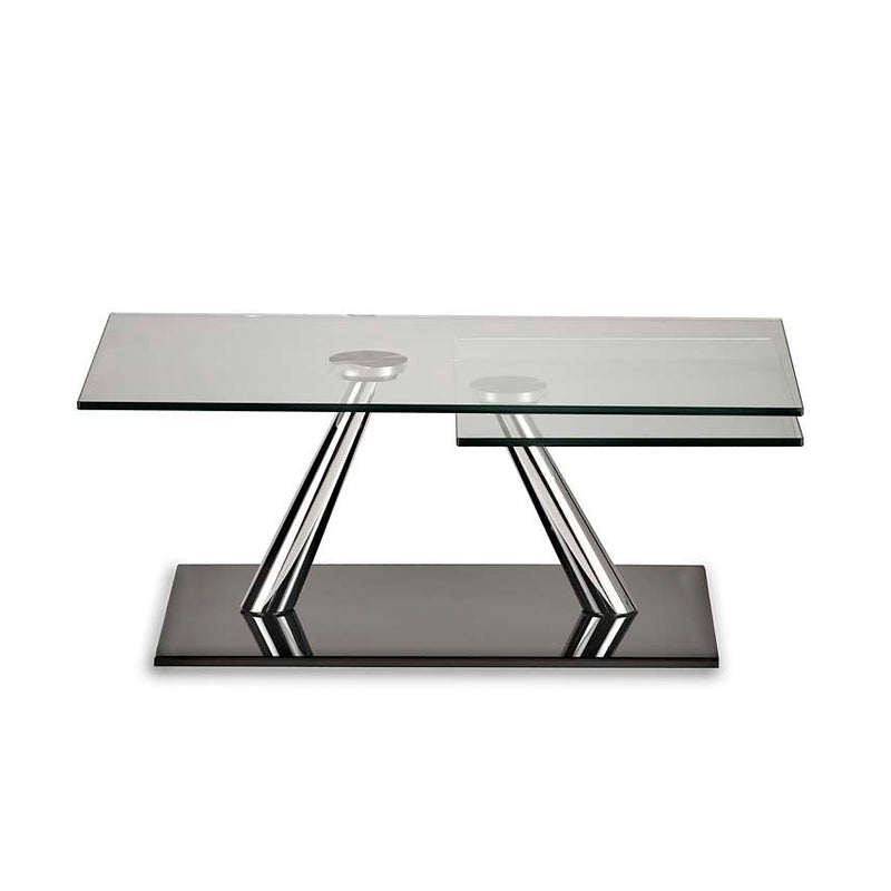 Aqui' - glass topped dining table by NAOS