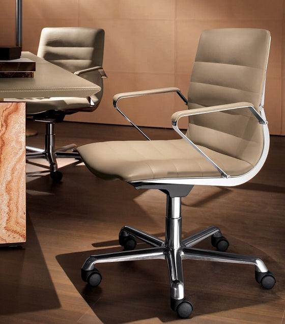 Verona Guest Chair in tan leather