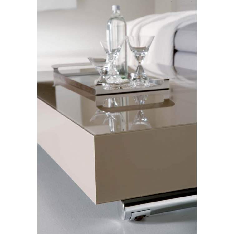 Close view of Designer Italian coffee table