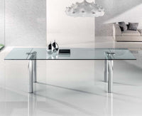 Policleto Glass Dining Table - italydesign.com