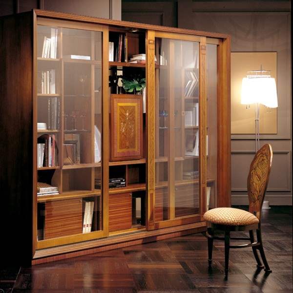Vitrine bookcase 'Le Cornici' VL661 - Luxury Bookcase by Carpanelli