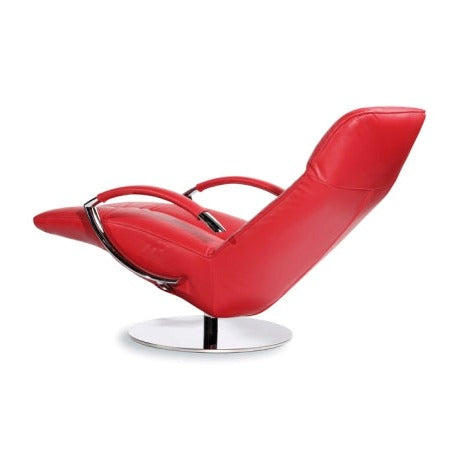 Reclining chair with motorized reclingin and massage made in Italy