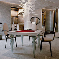 Italian dining room full of luxury furniture