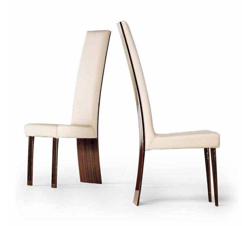 Luxury high-backed dining chairs made by Reflex
