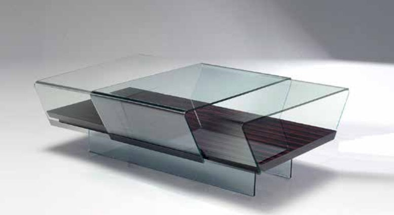 Sliding glass on sale coffee table