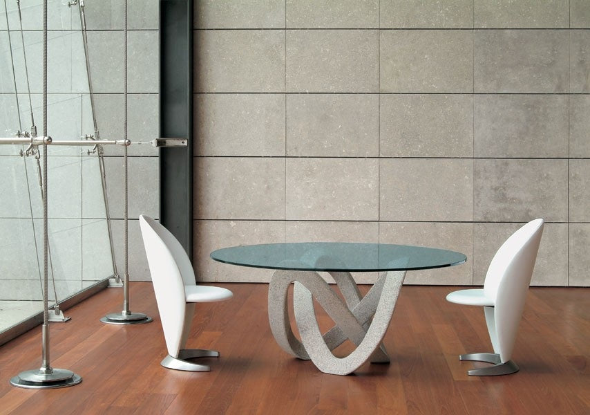 Andromeda 72 - High end round dining table by Reflex
