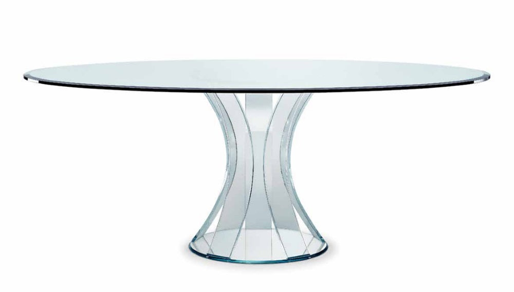 Barrique 72 - Higjh end modern glass dining table  by Reflex